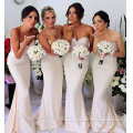 Wholesale Good Quality New Cheap Lace And Beaded formal Long Sheath Bridesmaid Dress With Sweetheart LB19